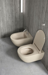 Фото Унитаз подвесной GSI Pura (8815FR508) creta matte