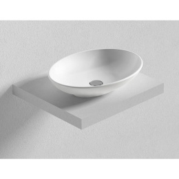 Раковина Bien Harmony HRLG05901FD0W3000 59 x 47 x 12.5 см овальная, белый