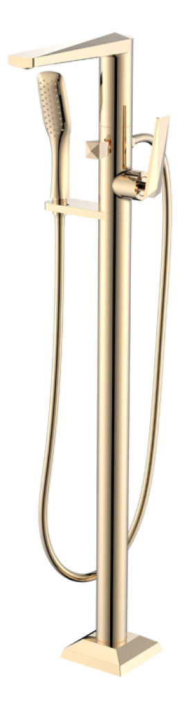 Фото Смеситель напольный Boheme Venturo (389) золото