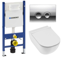 Инсталляция Geberit с безободковым унитазом Jika Mio Rimless 8.2071.4.000.000.1, комплект