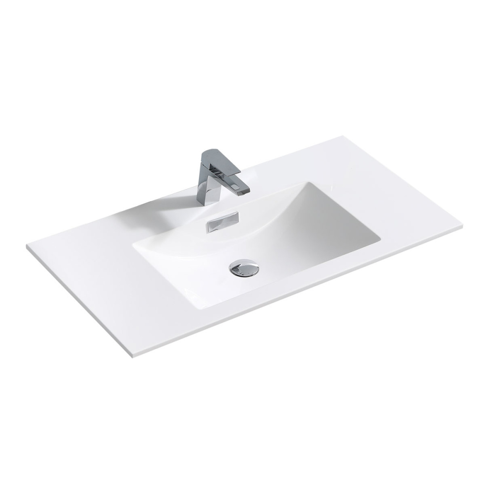 Фото Раковина из искусственного камня Vincea (VCB-14900W) белый