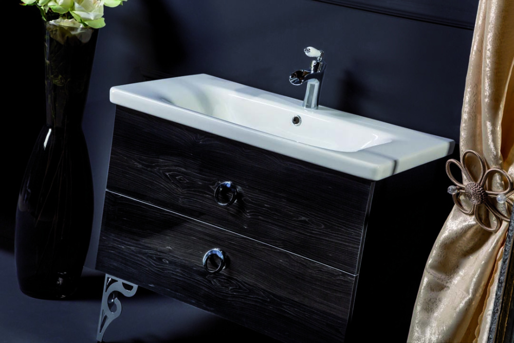 Фото Armadi Art 831-080-BW Тумба 80см*48 (52) BLACK WOOD