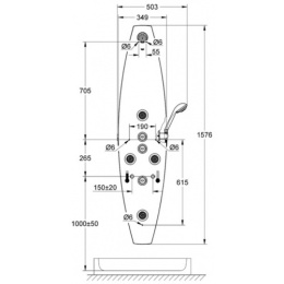 Душевая панель Grohe Amera 27013