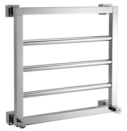 Фото Полотенцесушитель водяной Margaroli Quadri 711/3 711/34704CRN, высота 52 см, ширина 52 см, хром