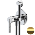 Гигиенический душ Daniel Club ANC645BP4DCDP со смесителем, золото брашированное