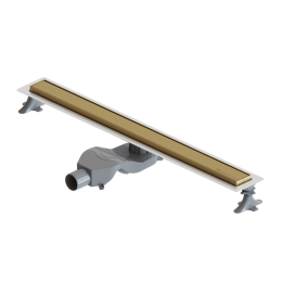 Фото Душевой лоток Boheme Premium Linear (982-80-MG) золото