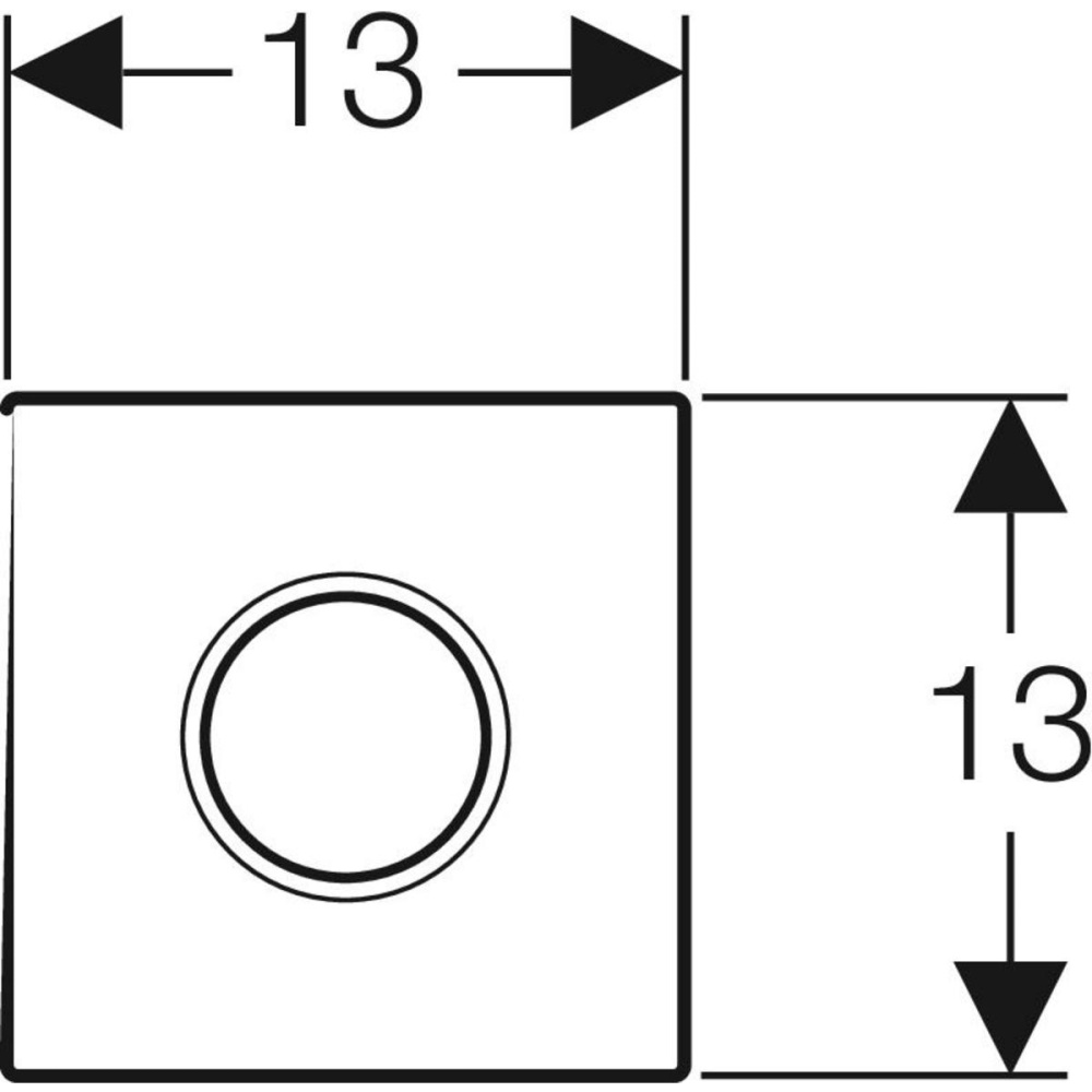 Кнопка смыва Geberit Sigma 01 (116.021.46.5) серый