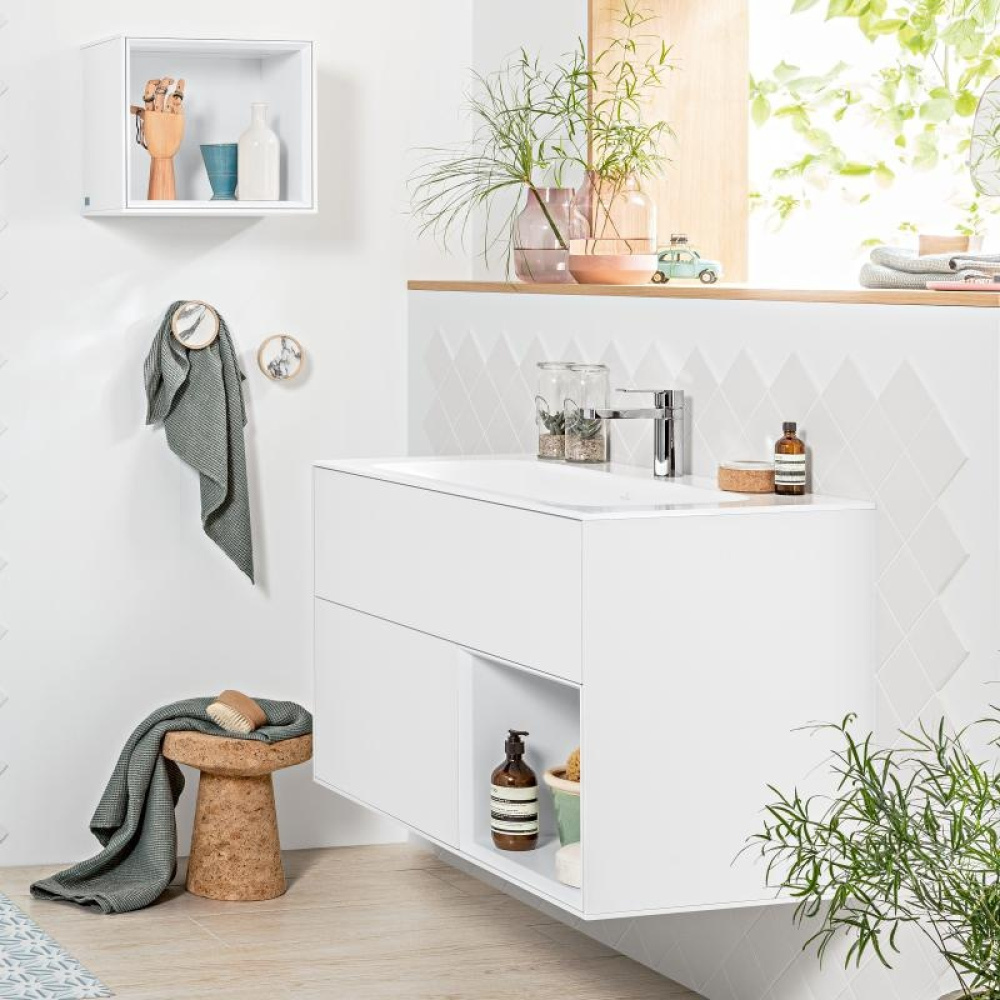 Villeroy Boch Finion F040GFMT Тумба под раковину 996х498 мм (glossy white/white matt)