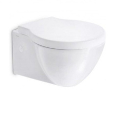 Фото Сиденье с крышкой для унитаза Globo Bowl (SB022BI) хром, белый