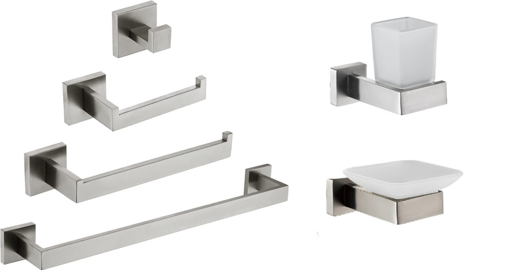 Boch Mann CR-F25 Набор аксесcуаров для ванной нержавеющая сталь