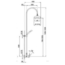 Фото Душевая система Cisal Arcana Empress EM00405127