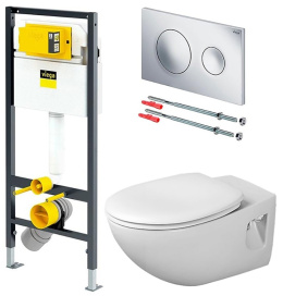 Инсталляция Viega с унитазом Duravit Duraplus 792855 /2547090000/0064190096, белый