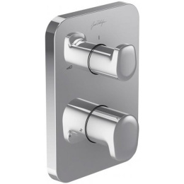 Фото Смеситель Jacob Delafon Modulo Hybrid E98730-CP для душа термостатический, на 2 выхода