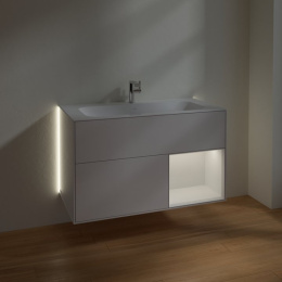 Villeroy Boch Finion G040GFGF Тумба под раковину 996х498 мм (glossy white/glossy white)