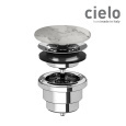 Ceramica CIELO PIL01 CS - Донный клапан, сливной гарнитур Carrara Statuario (Белый мрамор)
