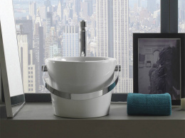 Раковина накладная Scarabeo Bucket 8803CR