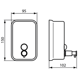 Диспенсер для жидкого мыла Ideal Standard IOM A9109MY