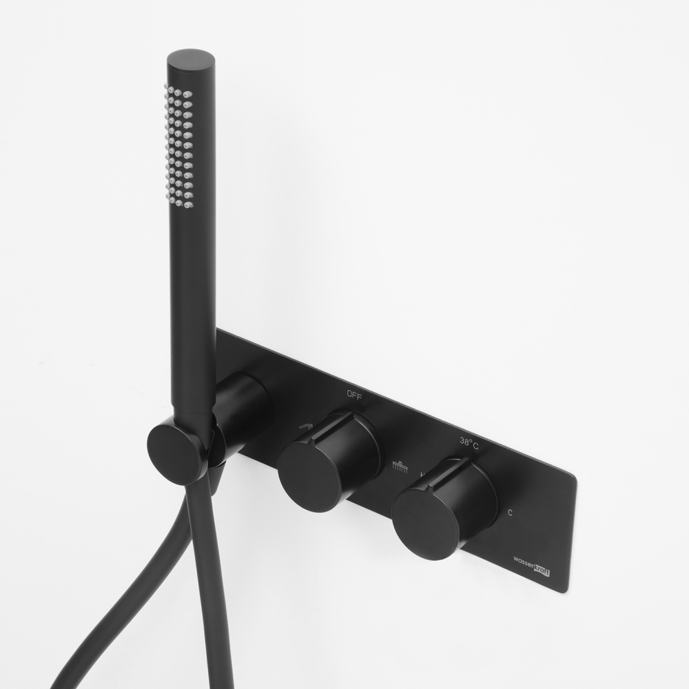 Фото WasserKRAFT Elbe 7488 Встраиваемый смеситель для душа с гигиенической лейкой