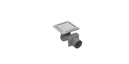 Фото Душевой трап Timo Basic (BD110-S50R) сталь