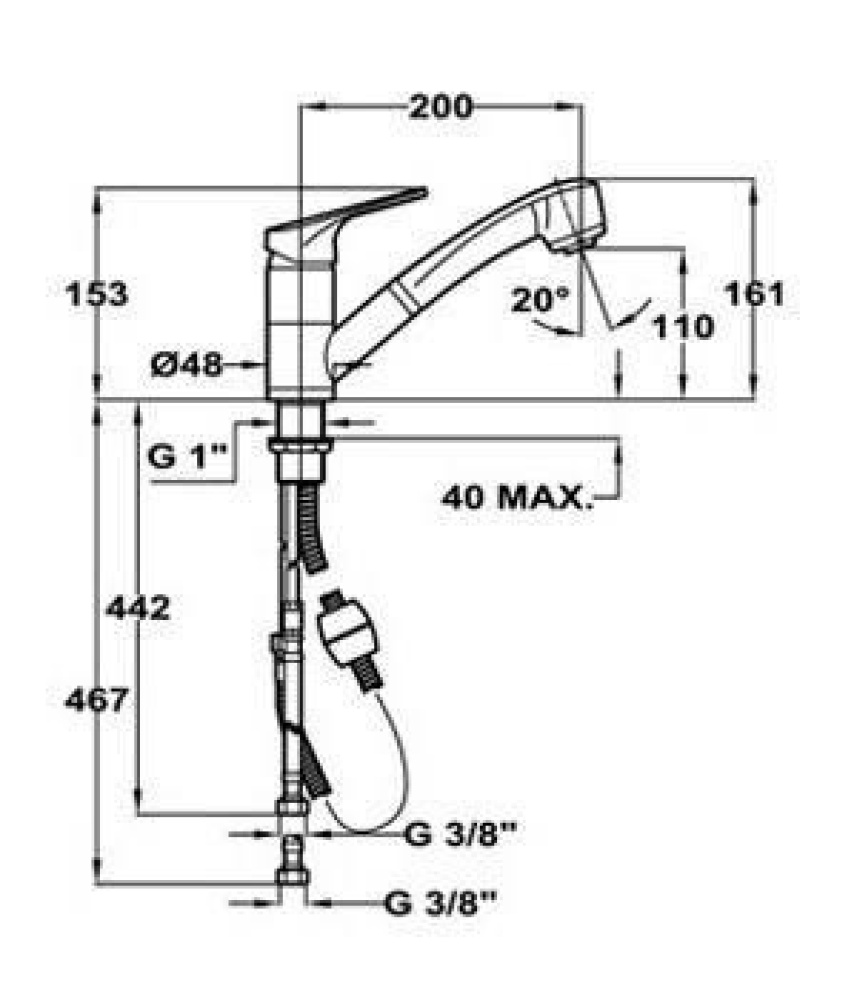 Teka MT Plus 469780210 Смеситель для мойки