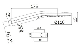 Душевой гарнитур Paffoni Sofia ZDUP121CRAG Хром