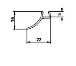 Фото Kermi  Вертикальный уплотнитель 1239 Kermi 1шт