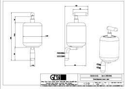 Дозатор жидкого мыла Gessi Goccia (38014#031) черный, хром