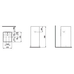 Рукомойник Laufen Kartell 8.1133.1.000.111.1 напольный