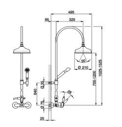 Фото Душевая система Cisal Arcana Empress EM00405127