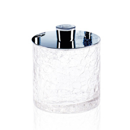 Фото Контейнер с крышкой Decor Walther Crack (0933200), хром