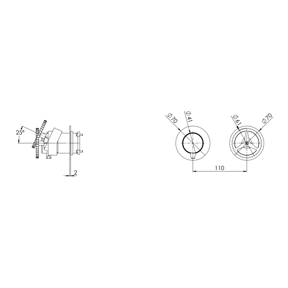 Фото Смеситель для душа Remer Chrono CH92ZPWBXV, сталь