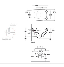 Унитаз подвесной Globo Genesis (GES02.BI) белый