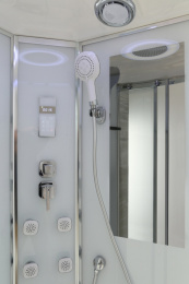 Фото Душевая кабина 90x90x220 Black&White (G5503 900)