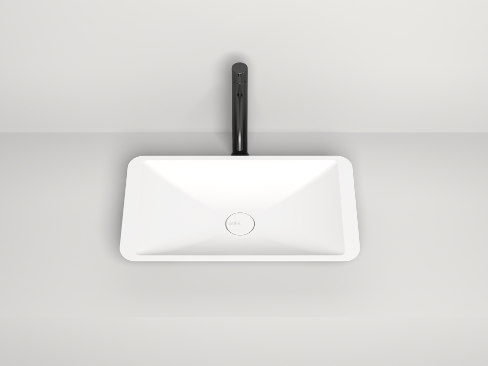 Фото Раковина накладная Salini Callista (1101207SMRF)