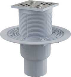 Фото Душевой трап AlcaPlast (APV201) серый