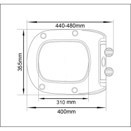 Сидение дюропласт с микролифтом и креплениями Cerutti CHIKA CT8891