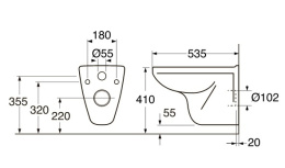Инсталляция Viega с унитазом Gustavsberg Nordic 3 46041001, сиденье микролифт