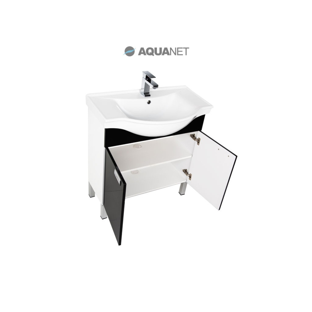 Мебель для ванной Aquanet Адель 80 черный