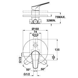 Фото Teka MT Plus 461710200 Смеситель для ванны