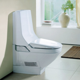 Электронный унитаз Geberit AquaClean 8000 plus 185.100.11.1 крышка микролифт, с функцией биде