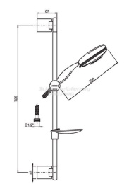 Душевой гарнитур Fima Carlo Frattini (F2266CR) хром