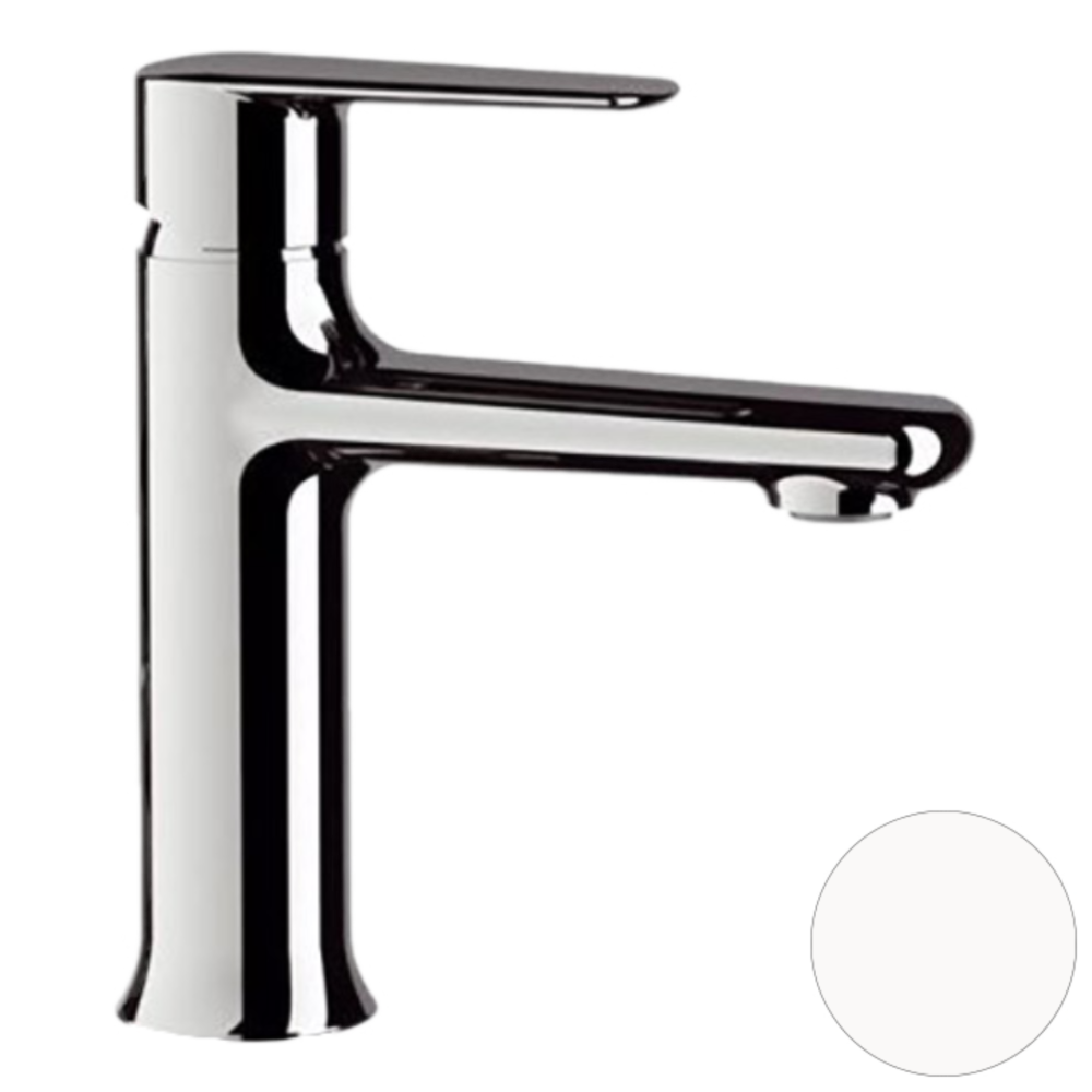 Фото Смеситель для раковины Remer Vanity V12BO, белый матовый