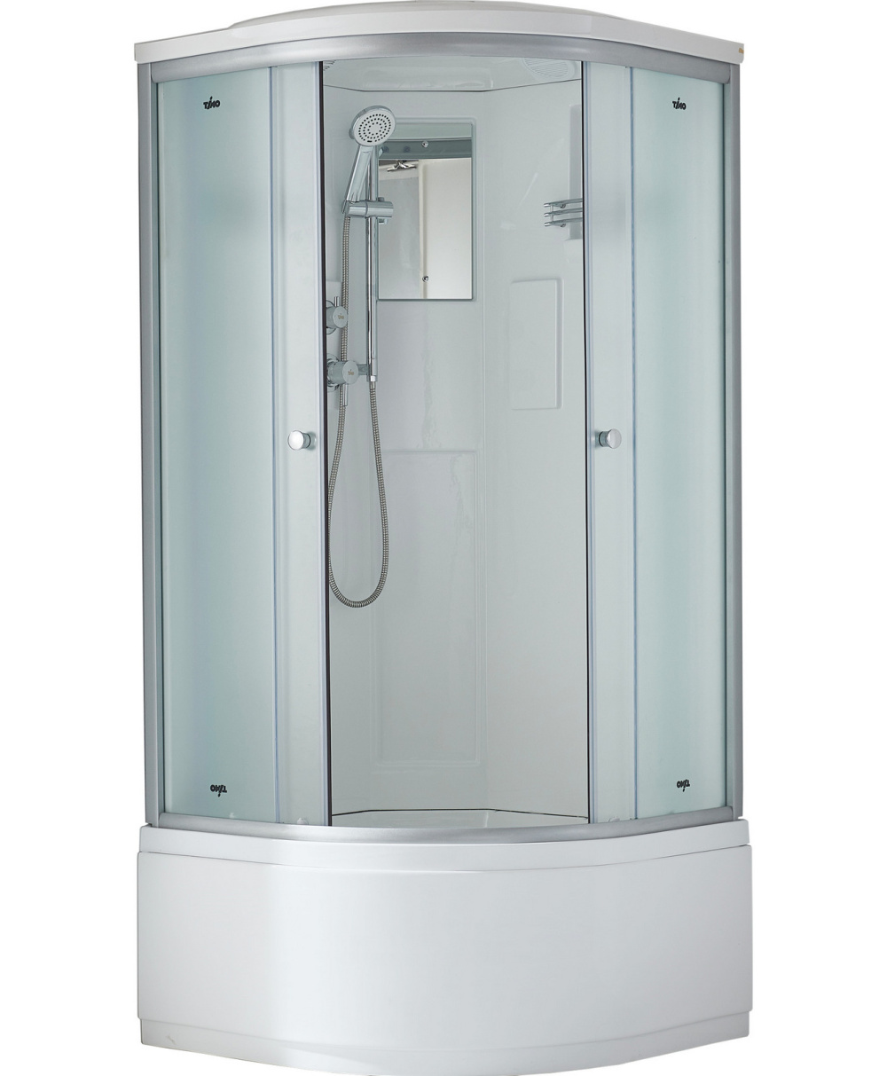 Фото Душевая кабина 90x90x220 Timo (T-5590) установка возможна, акрил, Поддон глубокий