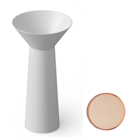 Фото Раковина напольная DEA Design Pedestal Basin (DD2022 480 R9) Brown Copper