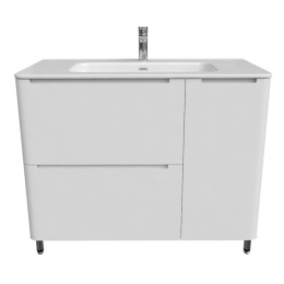 Фото Тумба с раковиной Iddis  Edifice белая,  100 см (EDI10WFi95K)