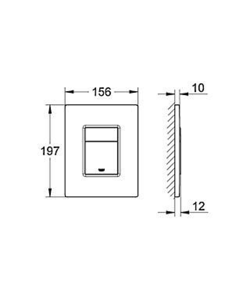 Кнопка смыва Grohe Skate Cosmopolitan (38732GL0) коричневый