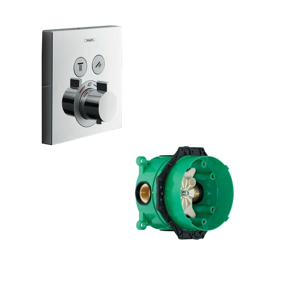 Фото Термостатический смеситель Hansgrohe ShowerSelect (15763000/01800180)