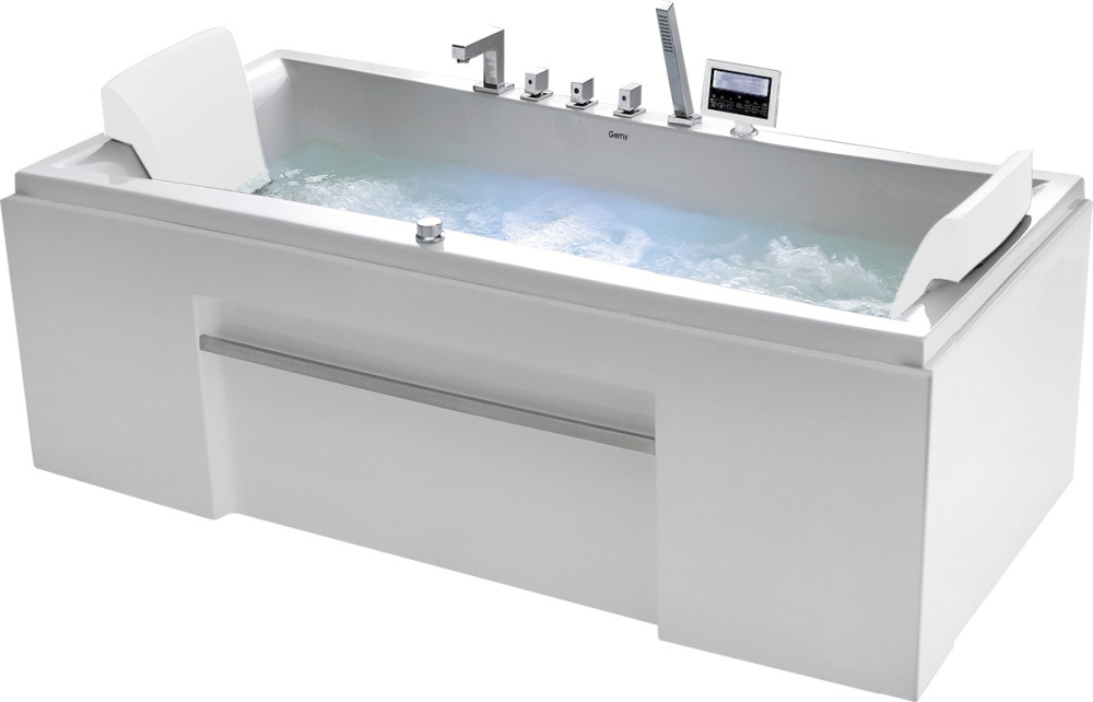 Фото Акриловая ванна 177x81 Gemy (G9076 K), прямоугольная-асимметричная