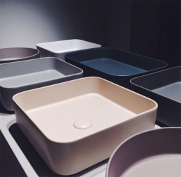 Ceramica CIELO Shui Comfort MILAQ PM - Раковина накладная Minimo 25*25 см Pomice