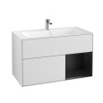 Villeroy Boch Finion G040PDMT Тумба под раковину 996х498 мм (black matt/white matt)